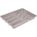 LUXERY PLASTIC CUTLERY TRAY TAUPE