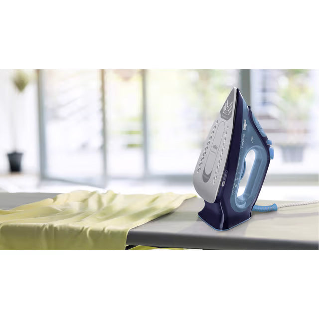 Braun TexStyle 3 SI 3050 BL Dry & Steam iron Ceramic soleplate 2400 W Blue