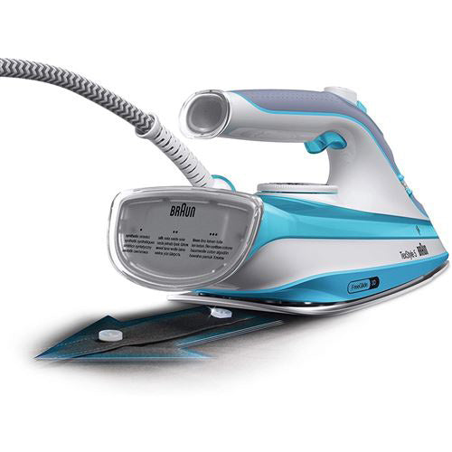 Braun TexStyle 5 SI 5006 BL Dry & Steam iron Ceramic soleplate 2600 W Blue, Grey, White