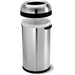 Bullet Open Bin Brushed Steel 60L