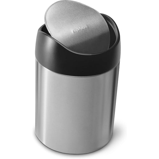 Table top bins 1.5litre FPP brushed steel