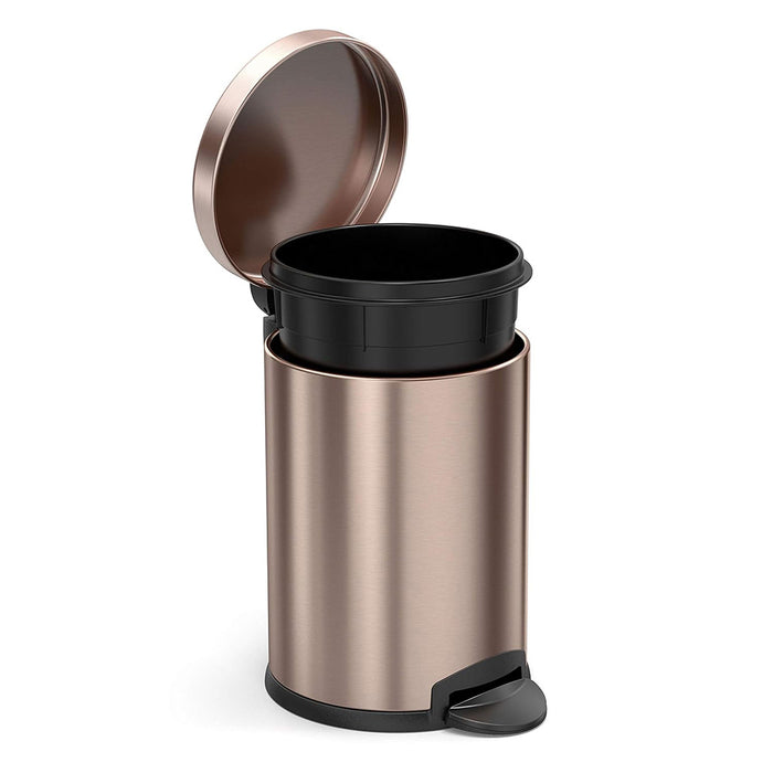 Round pedal bin GOLD 4.5 L