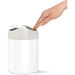 1.5 L Mini Bin, White Steel