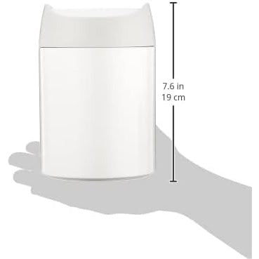 1.5 L Mini Bin, White Steel