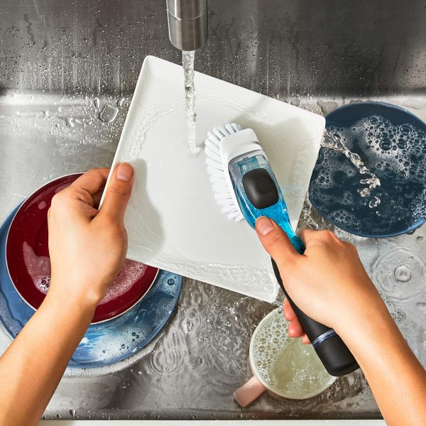 SOAP DISPENSING DISH BRUSH