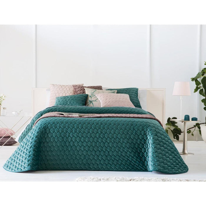 2pcs Single Bedspread 180*270 Naroa Emerald Green