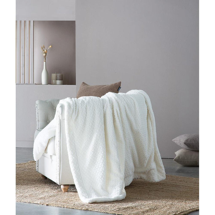 Knitted Blanket STORY BLANCO 130x170