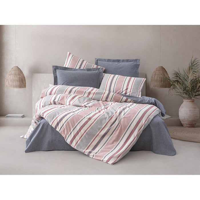 Double Bed Set DUO DARK BLUE