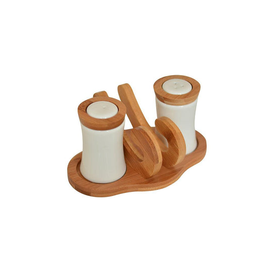 Chava - Salt & Pepper Shaker with Napkin Holder