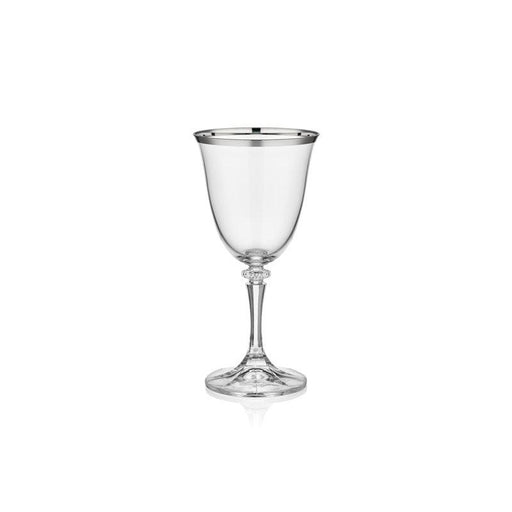 STEMWARE GLASS 6 PCS DALIA PLATINUM