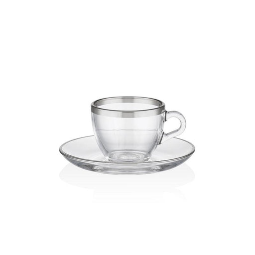 COFFEE CUP SET 12 PCS DALIA PLATINUM