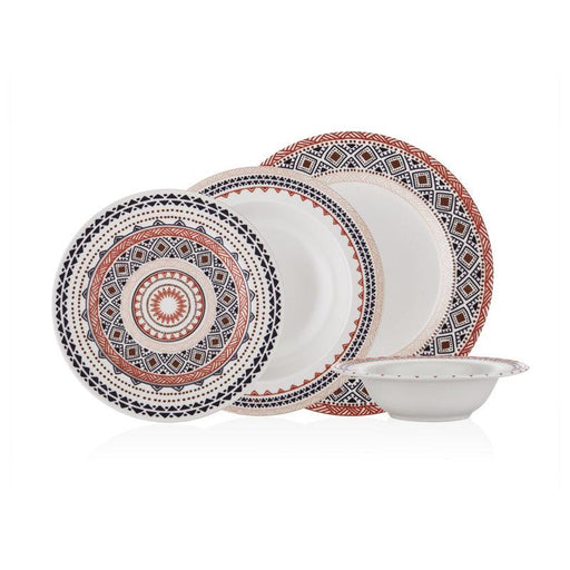 DINNERWARE SET 24 PCS ETHNIC