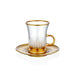 TEA SET W/HANDLE 12 PCS SUNFLOWER