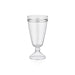 VASE W/STAND DALIA PLATINUM