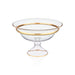 FRUIT BOWL W/STAND 30 CM DALIA GOLD