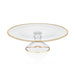 SERVING PLATE W/STAND 33 CM DALIA GOLD