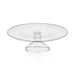 SERVING PLATE W/STAND 33 CM DALIA PLATINIUM