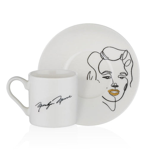 COFFEE CUP SET 4 PCS ICONIC MARILYN