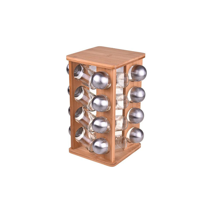 Resital - Rotating Spice Rack with 16 Bottles