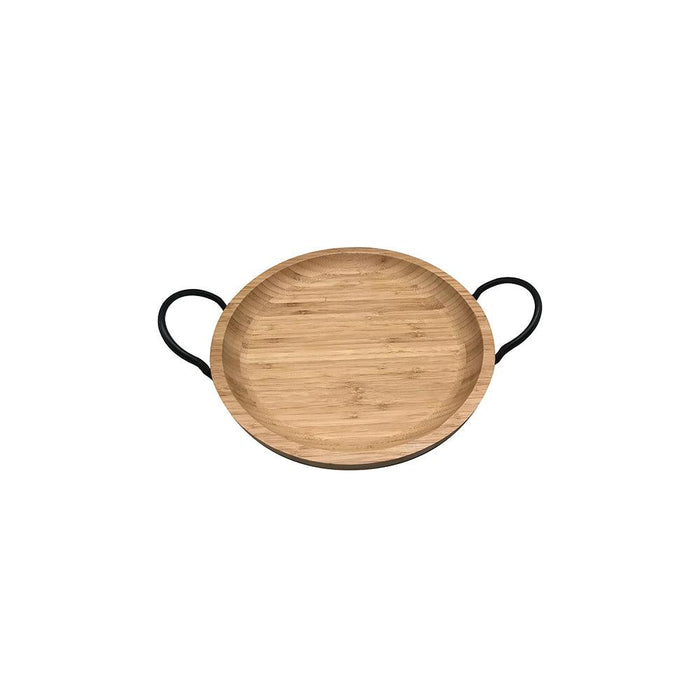 Panola - Dual Handle Round Tray