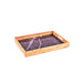 Marbella - Marble Patterned Tray Black Large