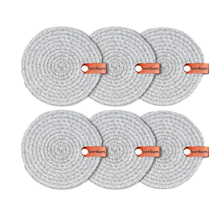 Koza - 6Pcs. Coaster Grey