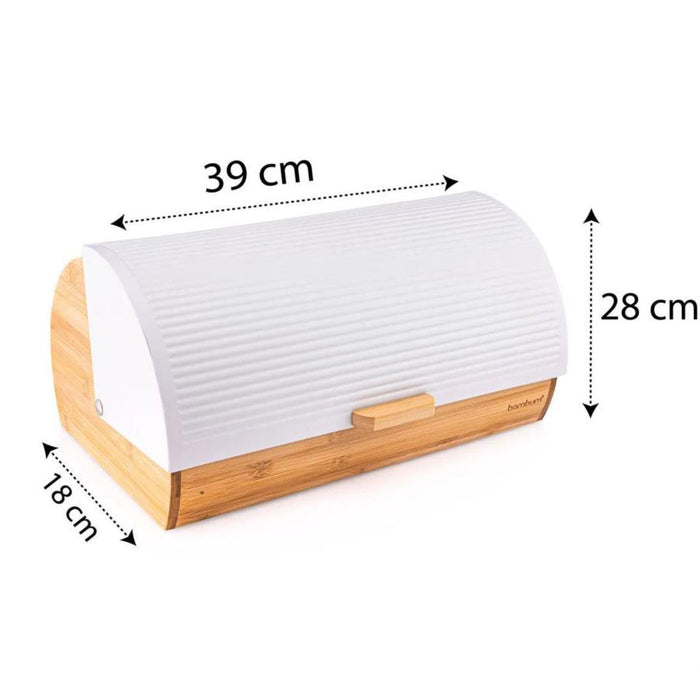 Renzo - Bread Storage Box White