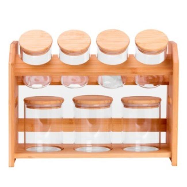 Tier - 8 Pcs 2 Tiers Spice Rack