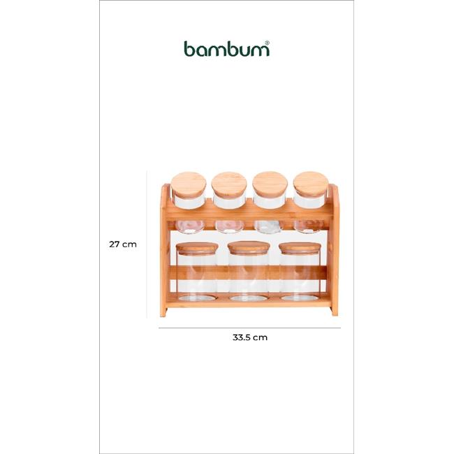 Tier - 8 Pcs 2 Tiers Spice Rack