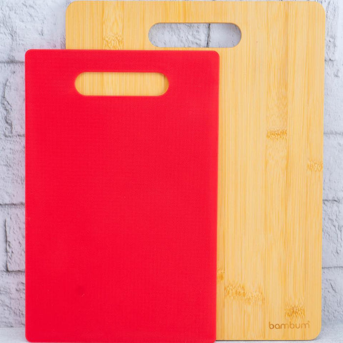 Leona - 2 Pcs Cutting Board Red