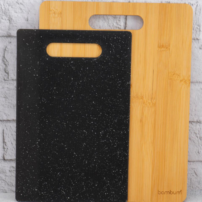Leona - 2 Pcs Cutting Board Black