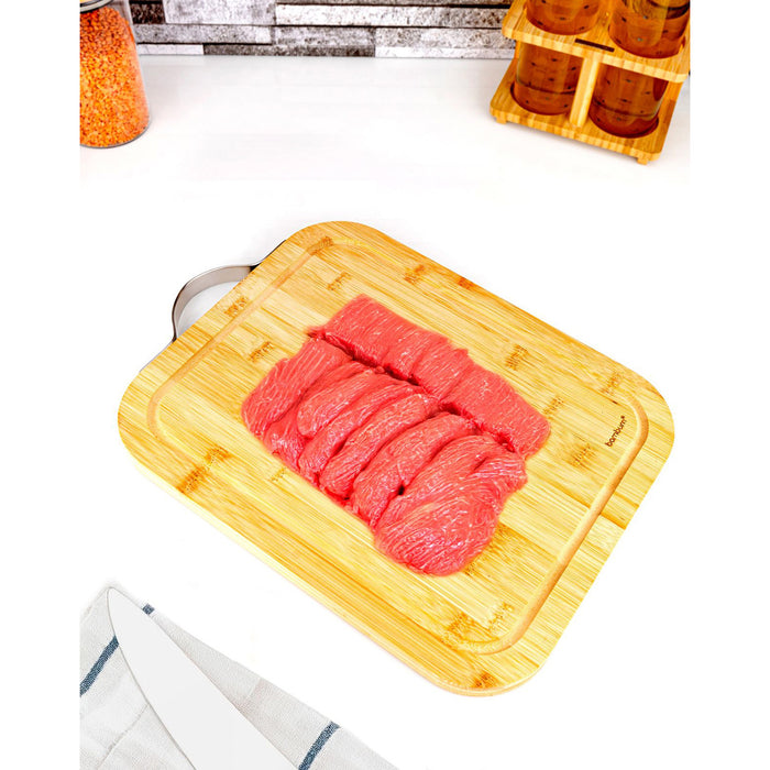 Zoe - Cutting Board with Steel Handle