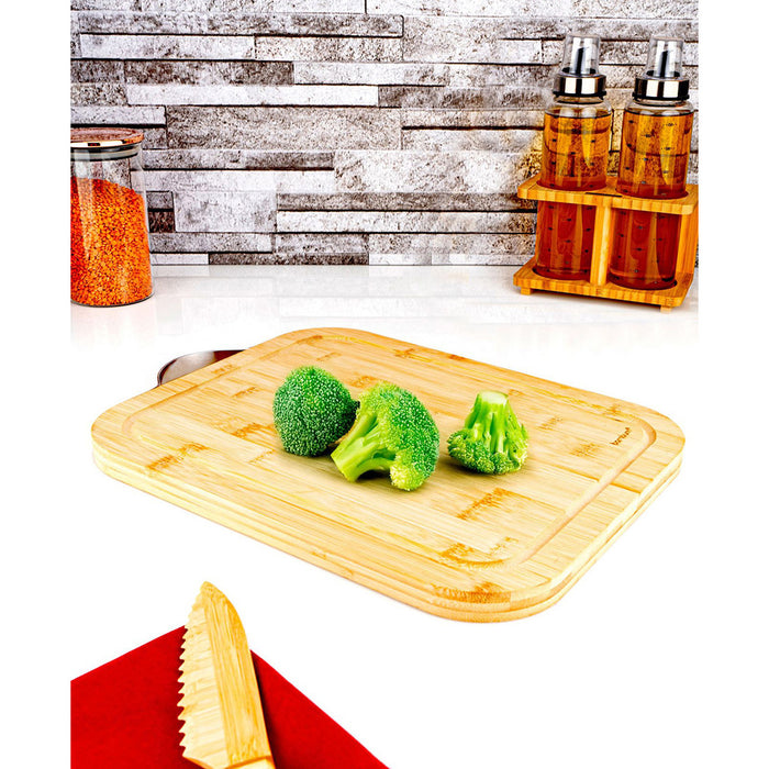 Zoe - Cutting Board with Steel Handle
