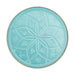 TURQUOISE FLAT PLATE 21CM