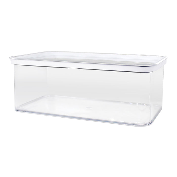 System Rectangular Food Storage Container (1,10 Lt)
(104*210*86 mm)
*Air tight
*Stackable
