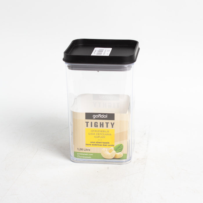 Tighty Square Food Storage Container (1 Lt)
(104*104*161 mm)
*Air tight
*Stackable