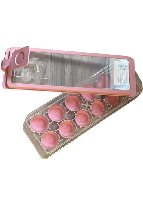 Cool & Tight Non-Stick Icecube Tray with Lid
Cylndir Shape  
(95*270*38 mm)