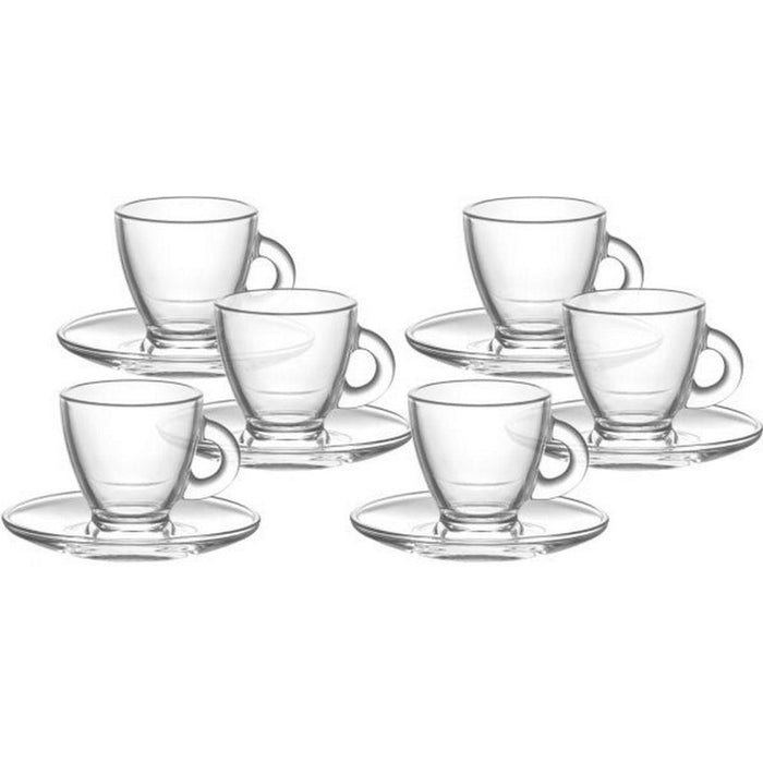 MUG GLASS SET ROMA 12PC