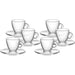 MUG GLASS SET ROMA 12PC
