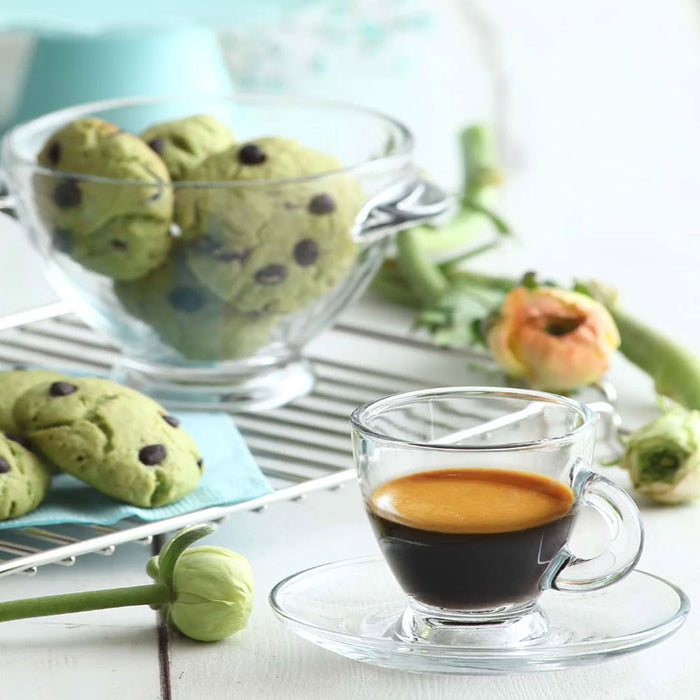 MUG GLASS SET ROMA 12PC