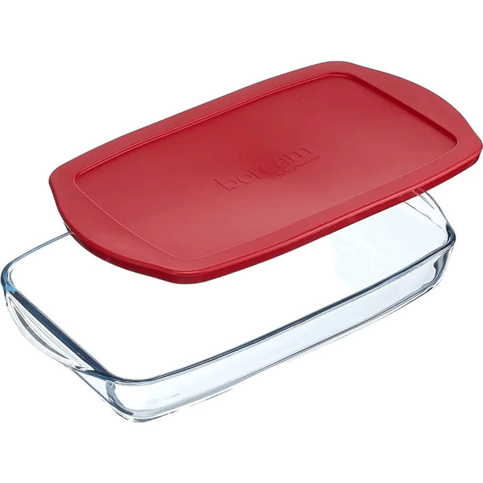 BORCAM PAYREX TRAY WITH LID 400X250MM