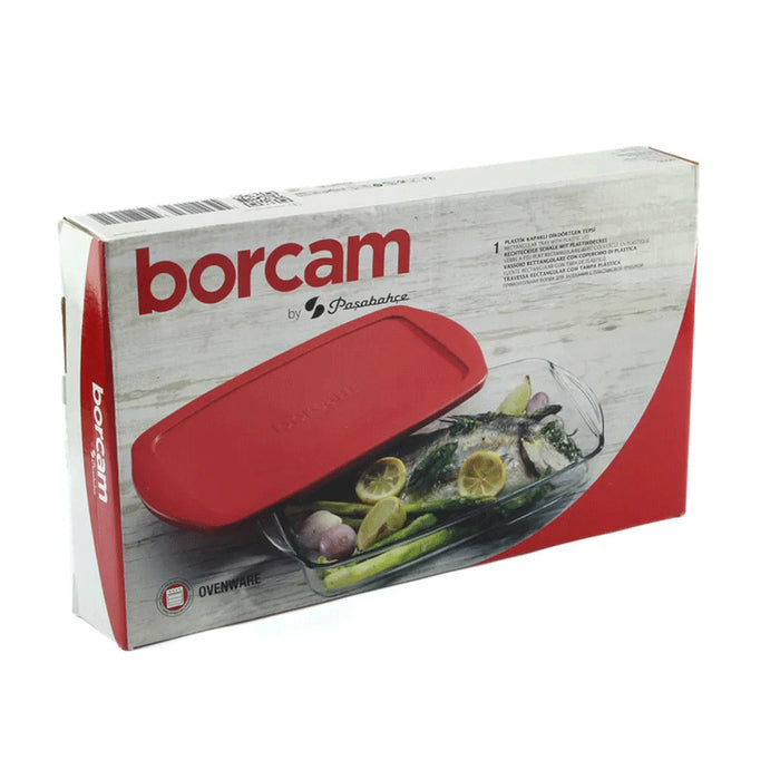 BORCAM PAYREX TRAY WITH LID 400X250MM