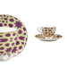 Coffee Cup Set Purple For 6 Persons