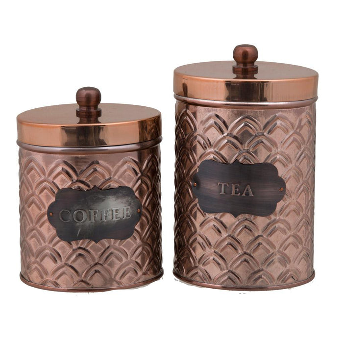 COPPER 2L TEA AND COFFEE JAR