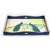 PEACOCK 30X46CM WOODEN TRAY