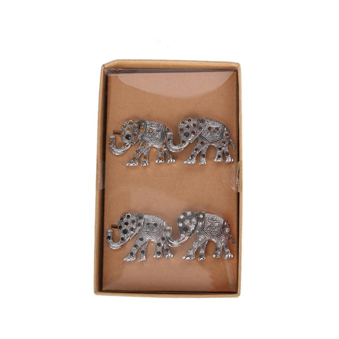 4 pcs ELEPHANTS MIX PACKET HOLDER 19 CM