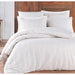 4pcs Single Duvet Cover 160*220 SATIN Waffle White