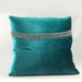 ADELMA 45*45 CM CUSHION TURQUOISE