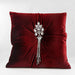 LINDSAY (PLATIN) CUSHION 45*45CM BURGUNDY