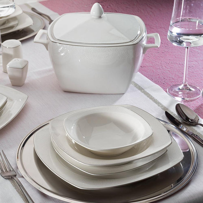 MAJESTIC DINNER SET -60 PCS.-PLATINUM